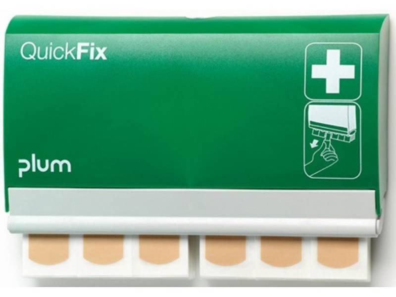 plum Pflasterspender PLUM 5501 Pflasterspender QuickFix 1 B230xH135xT32ca. mm grün von plum