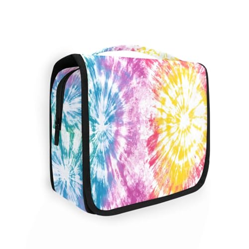 pnyoin Kulturbeutel zum Aufhängen für Damen, Make-up-Tasche, Reiseutensilien, Organizer, Kosmetiktasche, faltbar, Batik, 9x4x18.5 inches pnyoin Kulturbeutel zum Aufhängen für Damen, Make-up-Tasche, Reiseutensilien, Organizer, Kosmetiktasche, faltbar, Batik, 9x4x18.5 inches von pnyoin