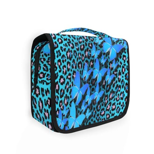 pnyoin Kulturbeutel zum Aufhängen für Damen, Make-up-Tasche, Reiseutensilien, Organizer, Kosmetiktasche, faltbar, Leopard, 9x4x18.5 inches pnyoin Kulturbeutel zum Aufhängen für Damen, Make-up-Tasche, Reiseutensilien, Organizer, Kosmetiktasche, faltbar, Leopard, 9x4x18.5 inches von pnyoin