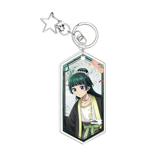 Apotheker Anime Tagebücher Schlüsselanhänger Maomao Jinshi Transparent Acryl Schlüsselanhänger Cute Anime Accessoire für Taschen und Cosplay von pochikiki-