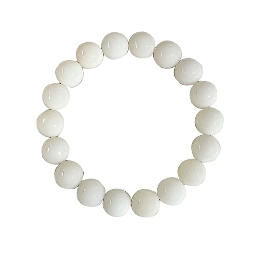 pochikiki- Angst Armbänder Natürliche Bodhi Mala Gebetsperlen Elastisches Stretch Perlenarmband Viel Glück Gesund Perle Mehrfarbige Perle von pochikiki-