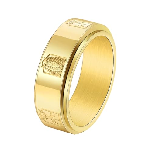 pochikiki- Anime Attack AOT Titan Ring Scout Regiment Ringe Mode Design Männer Attack AOT Titan Merch pochikiki- Anime Attack AOT Titan Ring Scout Regiment Ringe Mode Design Männer Attack AOT Titan Merch von pochikiki-