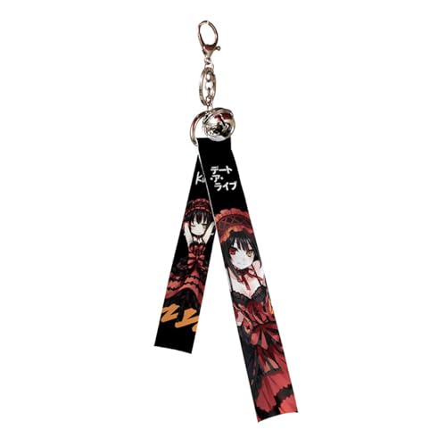 pochikiki- Anime Date Ribbon Live Schlüsselanhänger Tokisaki Kurumi Himekawa Yoshino Schlüsselanhänger Modisch trendy und einzigartiger Rucksackanhänger von pochikiki-