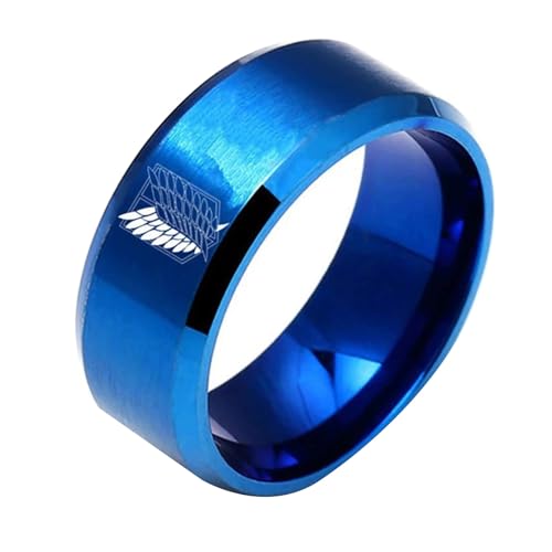 pochikiki- Attack AOT On Titan Ring Wings Of Liberty Flag Fingerringe für Männer Frauen Charme Schmuck Anime Fans pochikiki- Attack AOT On Titan Ring Wings Of Liberty Flag Fingerringe für Männer Frauen Charme Schmuck Anime Fans von pochikiki-