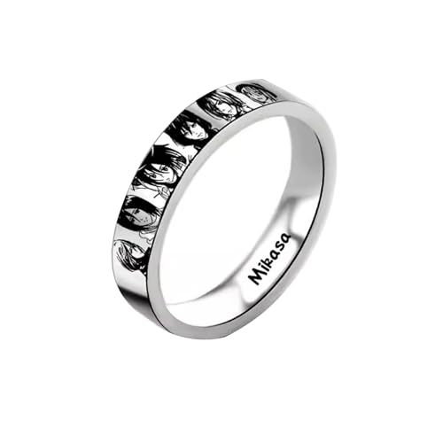 pochikiki- Attack AOT Titan Anime Peripheriegeräte Eren Jaeger Scout Regiment Charakter Ringe Unisex Verfügbare Größen Ringe Schmuck von pochikiki-