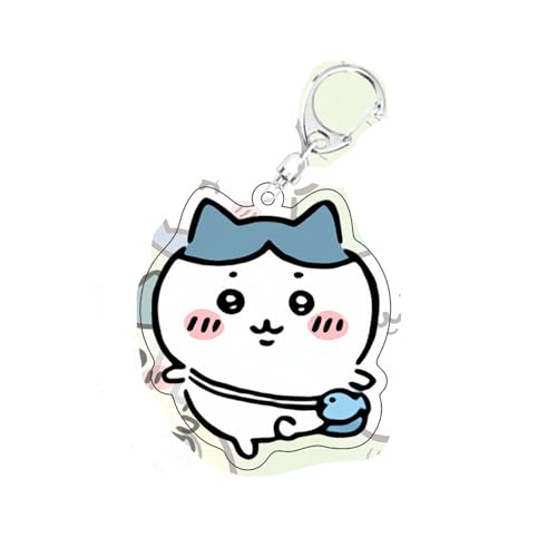pochikiki- Hachiware Schlüsselanhänger Anime Cartoon gedruckt Acryl Schlüsselanhänger Usagi Dekoration Kawaii Anhänger von pochikiki-
