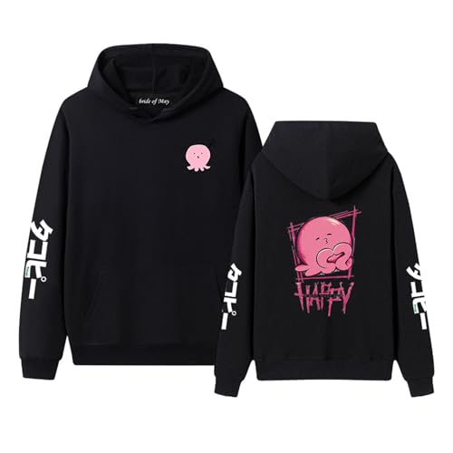 pochikiki- Takopi's Original Hoodie Unisex Anime-Print Freizeit-Sportpullover Shizuka Kuze Sweatshirt Retro Harajuku Hoodie von pochikiki-