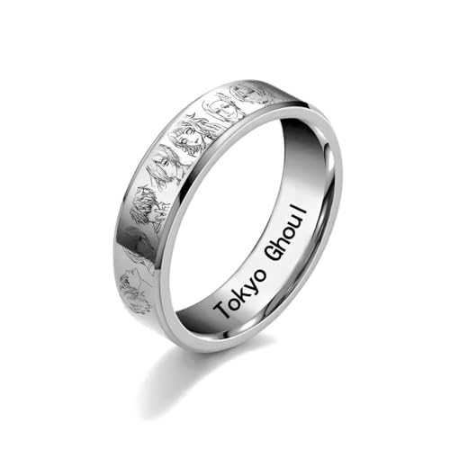 pochikiki- Tokyo Anime Ghoul Ring Kaneki Ken Ring Anime Peripherie Cosplay Tokyo Kaneki Ghoul Merch von pochikiki-