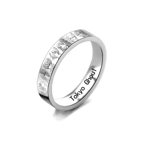 pochikiki- Tokyo Anime Ghoul Ring Kaneki Ken Ring Anime Peripherie Cosplay Tokyo Kaneki Ghoul Merch von pochikiki-