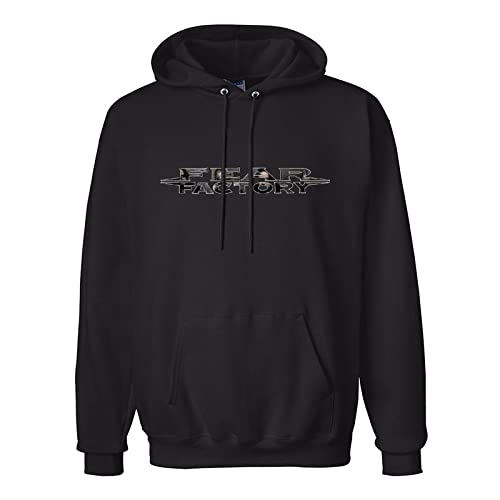 Men's Fear Factory Hooded with Drawstring Pockets XL von pocos