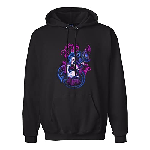 pocos Men's Jinx! Printed Pullover Hoodies 3XL von pocos