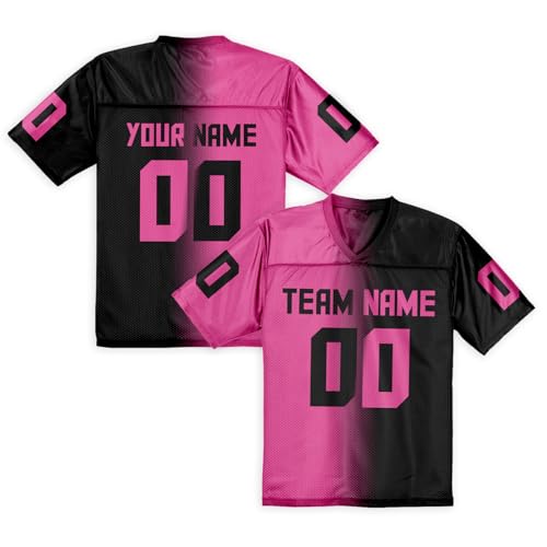 pod4hockey Replica American Football Trikot – Uniform zum Personalisieren mit Teamname & Rückennummer – Fan-Geschenk für Männer, Frauen & Jugendliche von pod4hockey