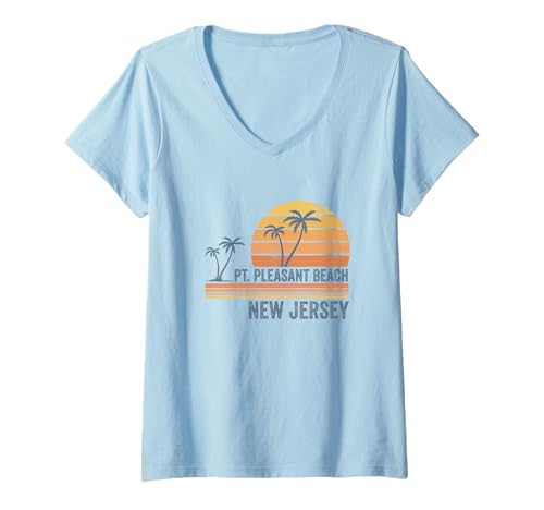 Damen Point Pleasant Beach New Jersey NJ Junge Mädchen Herren Damen T-Shirt mit V-Ausschnitt Damen Point Pleasant Beach New Jersey NJ Junge Mädchen Herren Damen T-Shirt mit V-Ausschnitt von point pleasant beach New Jersey Souvenir