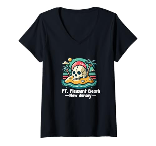 Damen Point Pleasant Beach New Jersey NJ Junge Mädchen Herren Damen T-Shirt mit V-Ausschnitt Damen Point Pleasant Beach New Jersey NJ Junge Mädchen Herren Damen T-Shirt mit V-Ausschnitt von point pleasant beach New Jersey Souvenir