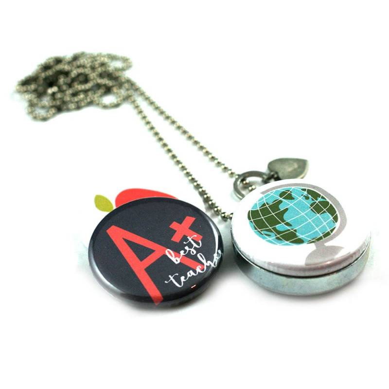 Personalisiertes Lehrer Geschenk Lehrer-Kette Schmuck Für Lehrer-Wertschätzungsgeschenk Individuelle Initiale von polarity