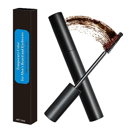 Augenbrauen-Färbestift,0,3 Unzen Brow Tint Stick Augenbrauencreme - Langlebige, wischfeste, wasserfeste Augenbrauencreme mit Pinsel für Männer Pologmase von pologmase