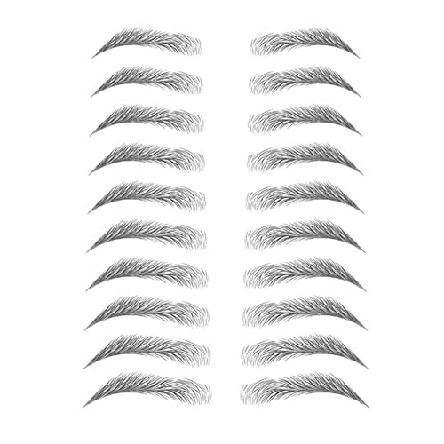 Augenbrauen aufkleben - Temporäre Augenbrauen,3D Authentic Brow Tattoo Augenbrauen-Transfer-Aufkleber Peel Off Augenbrauen-Pflege Shaping Make-up-Aufkleber für Frauen Mädchen Pologmase von pologmase