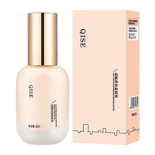 Leichte Foundation - Feuchtigkeitsspendende Make-up-Grundierung mit vollständiger Deckkraft,Leichte, langanhaltende Foundation 30 ml für Make-up, trockene Haut und fettige Haut Pologmase von pologmase