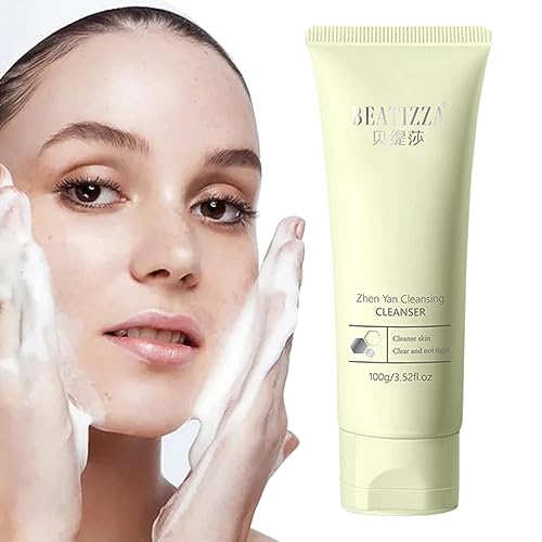 Sanfter Reiniger für das Gesicht | Tag- und Nacht-Gesichtswaschmittel mit Centella | Oil Control Purifying Face Wash 3,38 Fl Oz für alle Hauttypen, Frauen und Männer, Make-up-Entferner Pologmase von pologmase