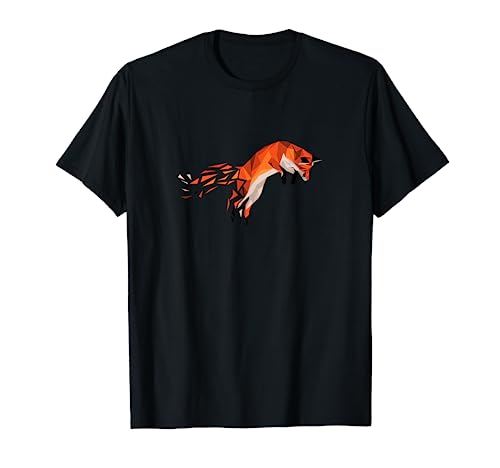 Polygon Fuchs - Herren T-Shirt - Damen T-Shirt - Kinder T-Shirt von polygon art