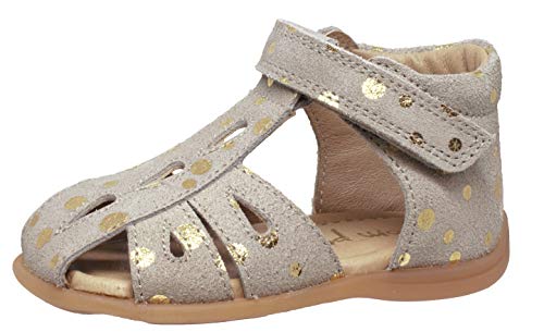 pom pom Sandalen 6423 Lauflernschuhe Beige Gold Punkt, Schuhgröße:EUR 20 von Pom Pom