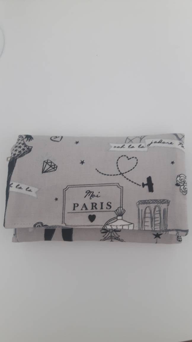 Rolltabakring, Zigarettenetui, Tabakbeutel, Tabakfeuerzeughalter, Pariser Stoff, Tabakring, Handgemachter Tabakring von pommedammour17