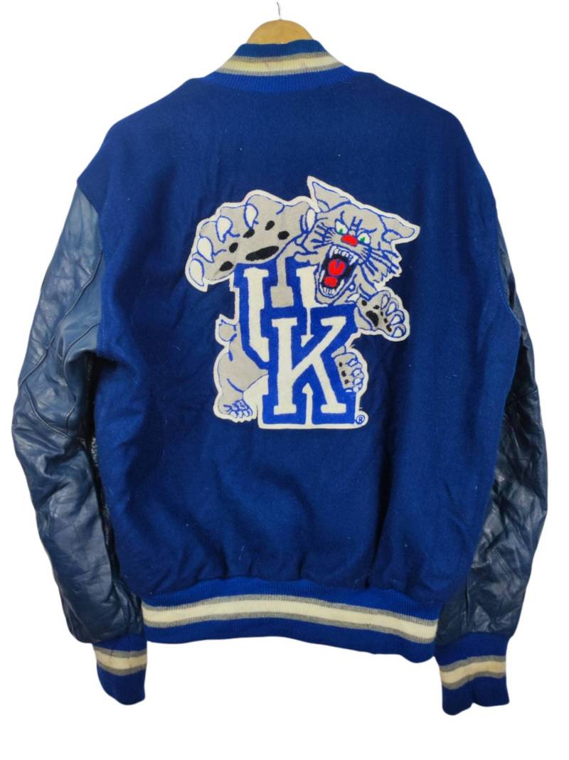 Vintage Delong Kentucky Baseball Varsity Letterman Jacke Usa Universität Made in Medium von ponderrosavintage
