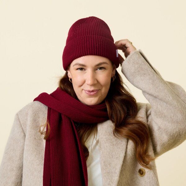 popeia Mütze / Beanie aus 100% Merinowolle (mulesingfrei) von popeia