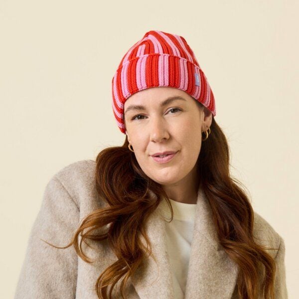 popeia Special Beanie gestreift aus 100% Merinowolle (mulesingfrei) von popeia