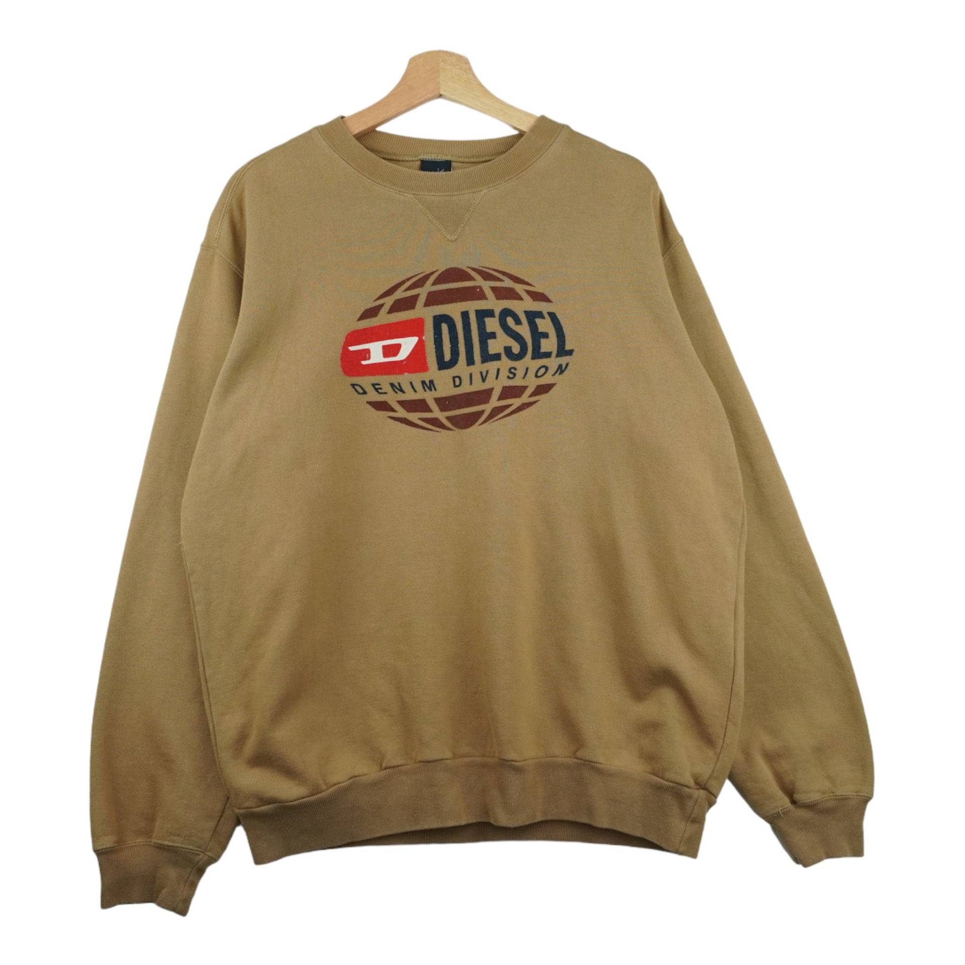 00Er Jahre Diesel Sweatshirt Braun M von popevintagestore