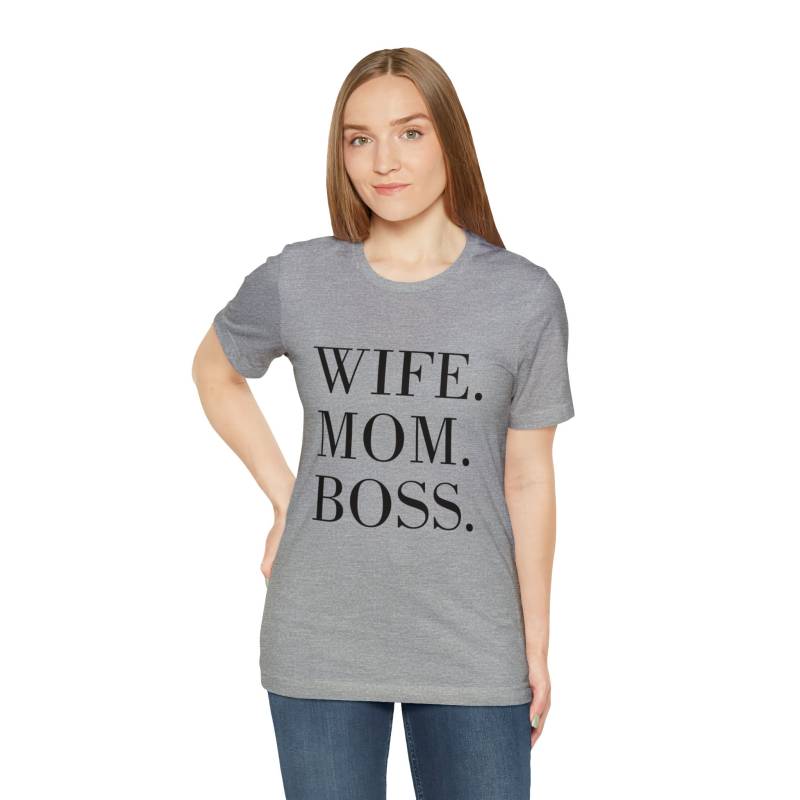 Frau Mom Boss Grafik T-Shirt Frau Mom Boss Grafik T-Shirt von popularetsy