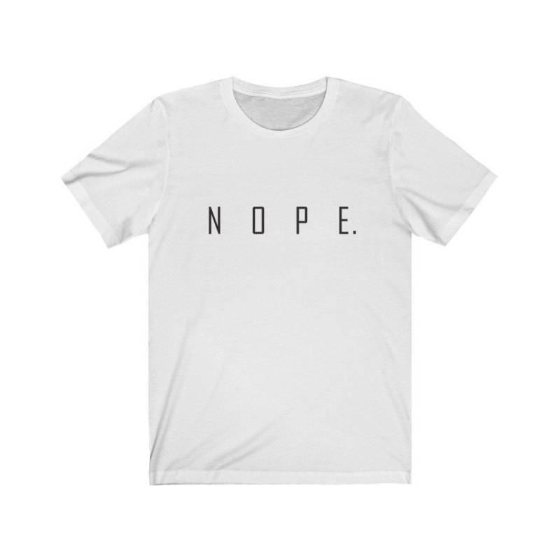 Nein. Kurzärmeliges T-Shirt Unisex von popularetsy
