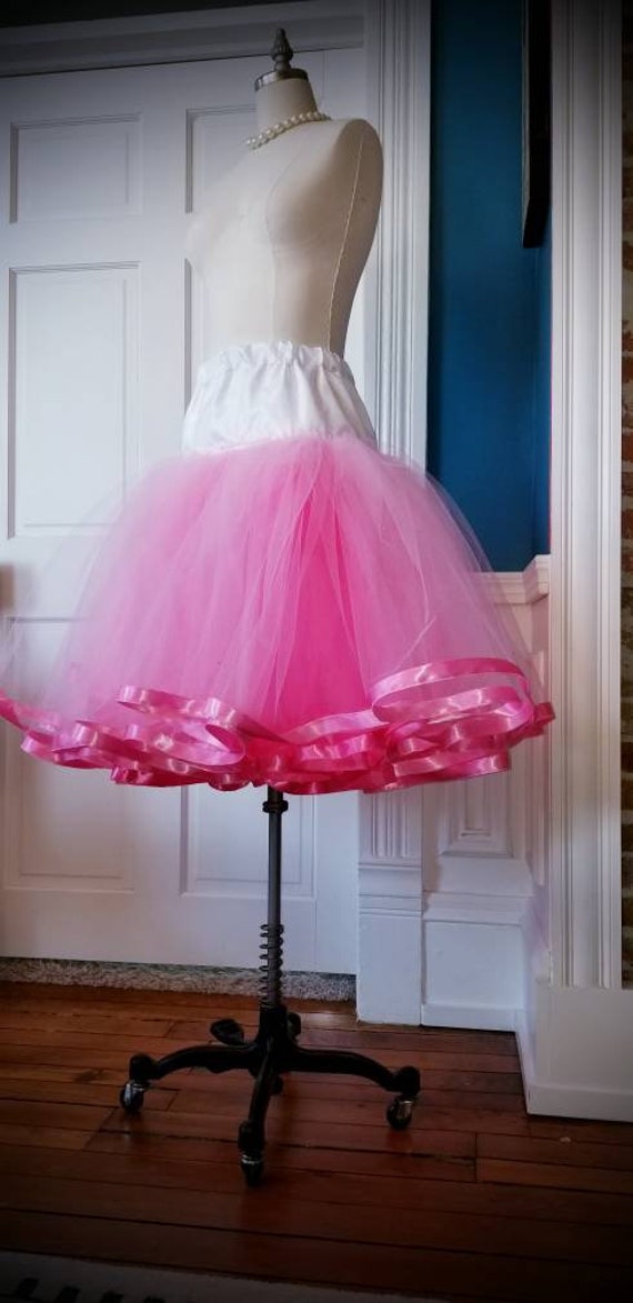 Miss Cicily Es Level 3 Big Sister - Extra Fülle Petticoat Mit Weichem Tüll Dicken Satin Band Trim von porshesplace