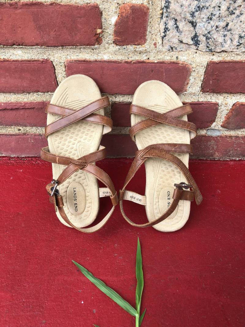 Ende Des Landes Sandalen Wohnungen Träger 8D Weiche von poshsellout