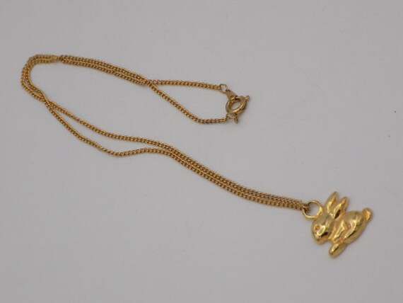 Halskette Und Anhänger, Vintage-Halskette, Goldene Farbe, Art Deco, Vintage-Schmuck, Vintage-Geschenk, Mädchengeschenk, Frauen-Geschenk Für von poupeesjouetsvintage