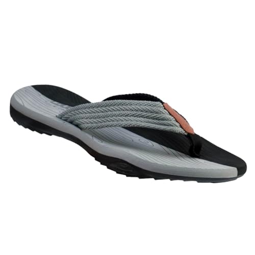 powkiet Verbesserte weiche und bequeme Herren-Flip-Flop-Sandalen für den Sommer, Twotone, 43 EU von powkiet