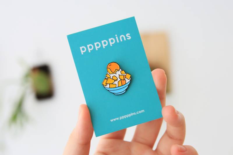 Mango-Eis-Emaille-Pin Mango-Eis-Emaille-Pin von pppppins