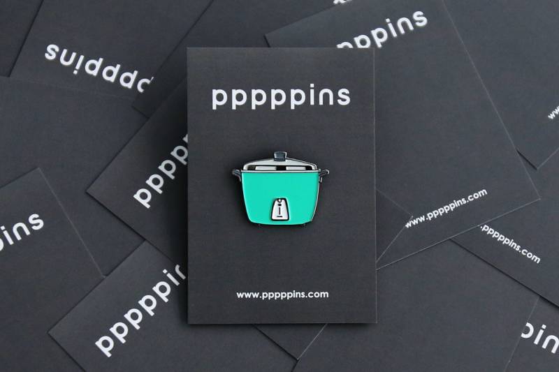Reiskocher Emaille Pin von pppppins