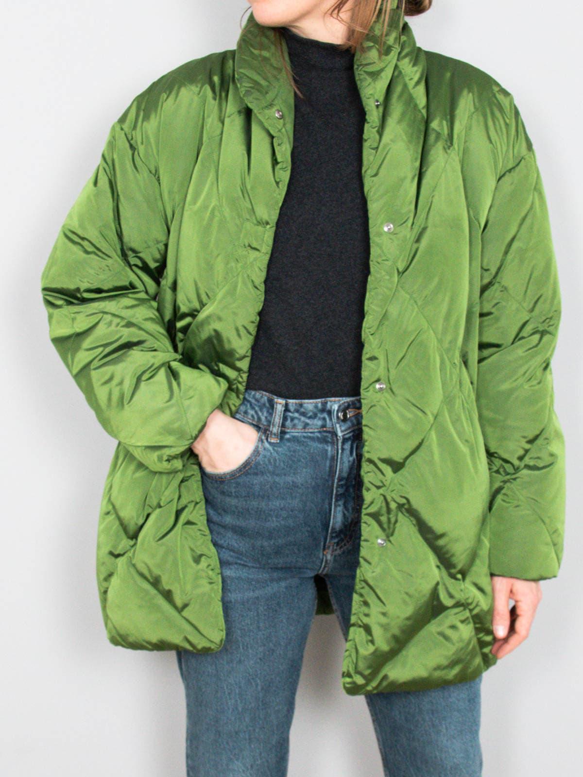 Bogner Steppjacke Vintage Jacke Grün von prachtstuecke