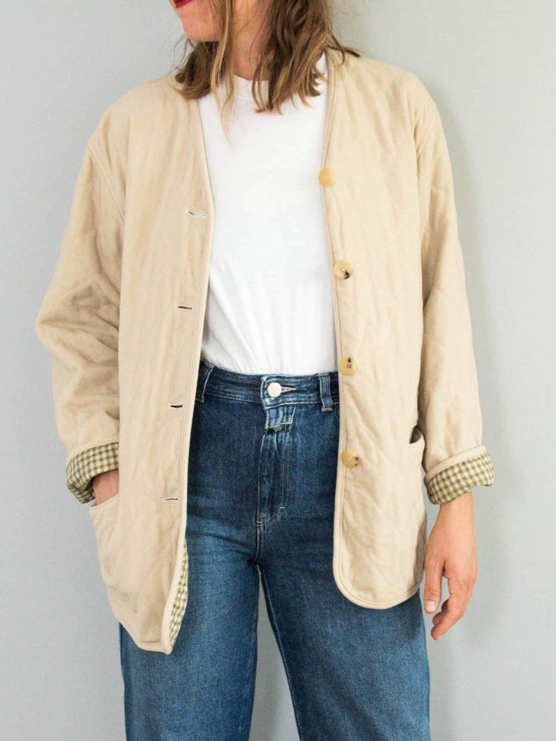 steppjacke Bogner Vintage Jacke Wolle Kaschmir Wolljacke Creme Designermode steppjacke Bogner Vintage Jacke Wolle Kaschmir Wolljacke Creme Designermode von prachtstuecke