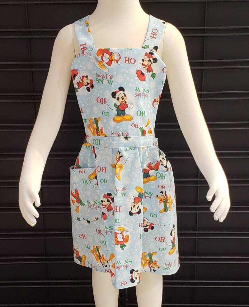 Kinderschürze - Micky Maus Winter Kinderschürze - Micky Maus Winter von practicalsewing