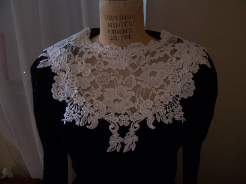 Deco Revival 1930Er Jahre Stil Langärmelig Schwarz Samt Kleid 30 Zoll Taille Frauen Mittelgroß von practiceintime