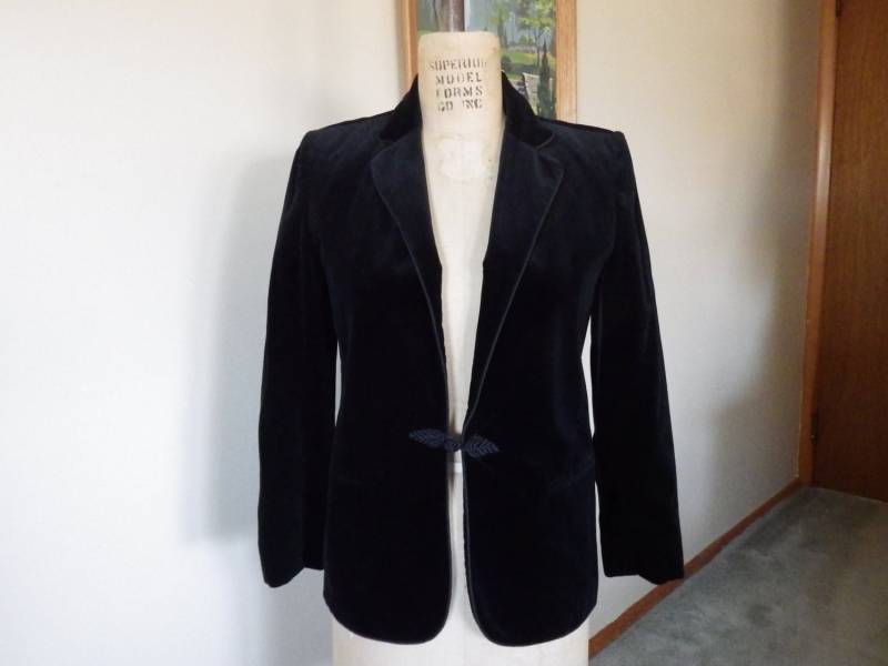 Verkauf Atemberaubende Vintage Samt Ausgestattet Damen Jacke Der 1940Er Jahre 1950Er Wunderschön von practiceintime