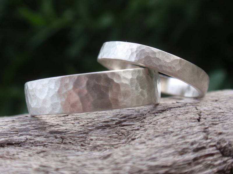 Ringset Silber 925 Sterling Eheringe Ehering Herren von preciousjd