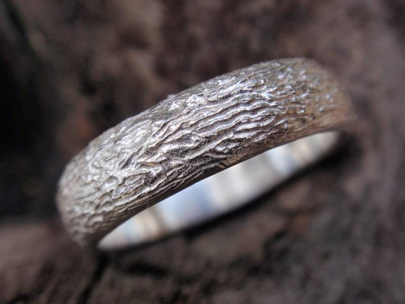 Verlobungsring Trauring Unikatring 5 Mm Handgefertiger 925 Sterlingsilber von preciousjd