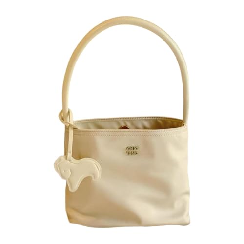 predolo Damen Schultertasche Umhängetasche Beuteltasche Henkeltasche Freizeittasche mit Eleganter Optik Und Viel für Verabredungen Urlaub Und Zum Einkau, Gelb von predolo