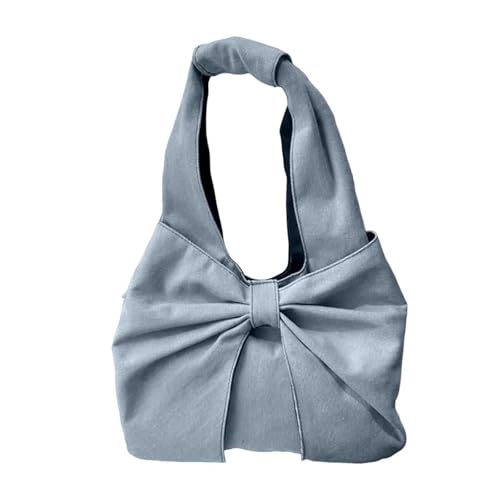 predolo Damen Unterarmtasche Canvas Handtasche für Freizeit Arbeit, Blau von predolo