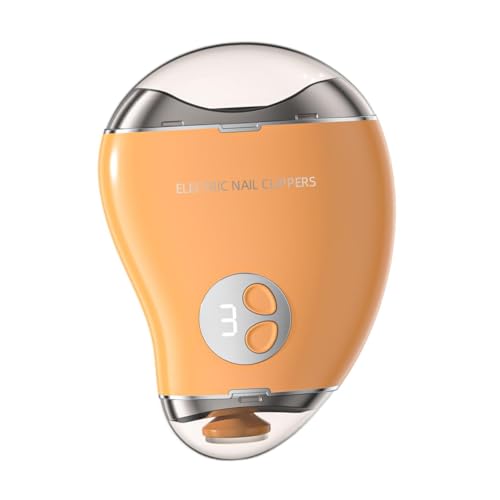predolo Elektrischer Nagel-/Fingernagelschneider, Nageltrimmer, Werkzeug, Fingernagelschneider für Kinder, Weizenfarbe von predolo