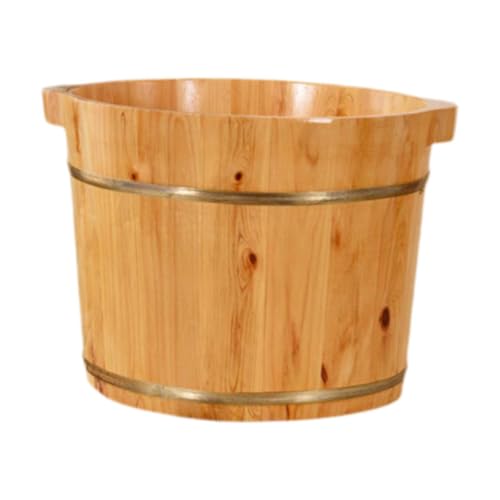 predolo Fußbadewanne Aus Holz, Fußbadefass, Geschenke, Bequemes Tiefes Fußbadebecken, Sauna Fußwanne für Badezimmer, SPA, Haushalt, Damen Und Herren, Color A 30cm predolo Fußbadewanne Aus Holz, Fußbadefass, Geschenke, Bequemes Tiefes Fußbadebecken, Sauna Fußwanne für Badezimmer, SPA, Haushalt, Damen Und Herren, Color A 30cm von predolo