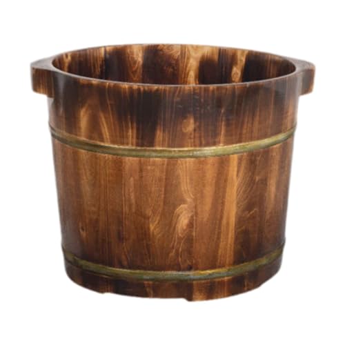predolo Fußbadewanne Aus Holz, Fußbadefass, Geschenke, Bequemes Tiefes Fußbadebecken, Sauna Fußwanne für Badezimmer, SPA, Haushalt, Damen Und Herren, Color B 30cm predolo Fußbadewanne Aus Holz, Fußbadefass, Geschenke, Bequemes Tiefes Fußbadebecken, Sauna Fußwanne für Badezimmer, SPA, Haushalt, Damen Und Herren, Color B 30cm von predolo